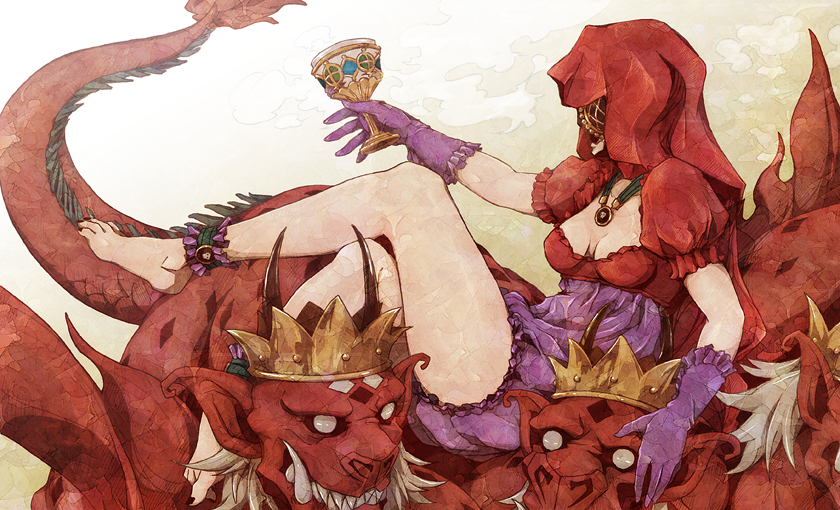 mother harlot (shin megami tensei and 1 more) drawn by meji
