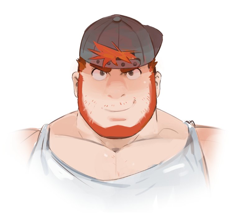 muscle bear (original) drawn by saltypoundcake
