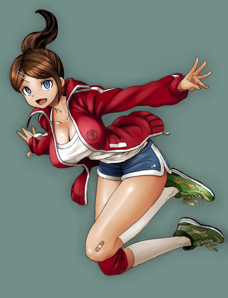 asahina aoi (danganronpa and 1 more) drawn by ohtsukiya
