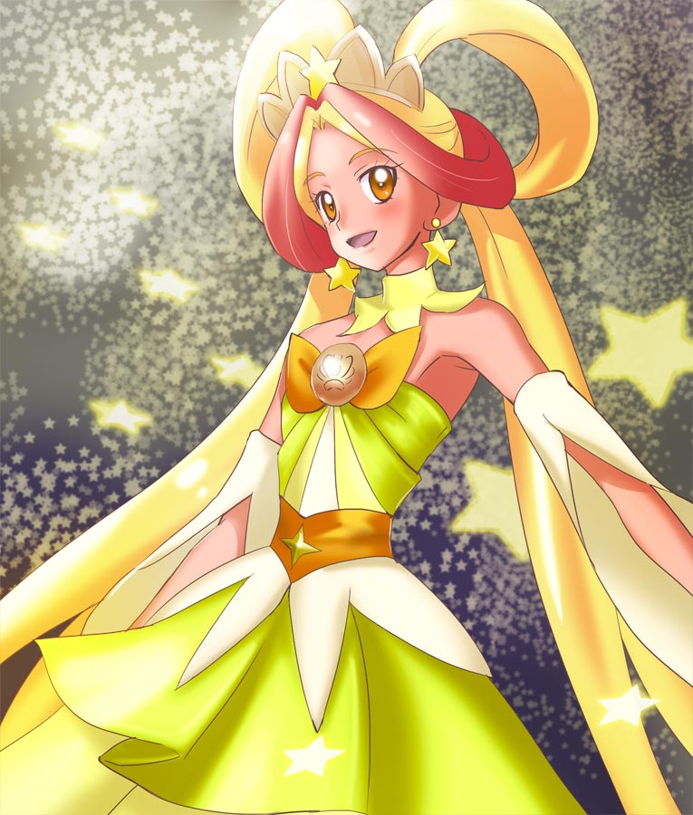 sei and previous cure twinkle (precure and 1 more) drawn by haruyama_kazunori