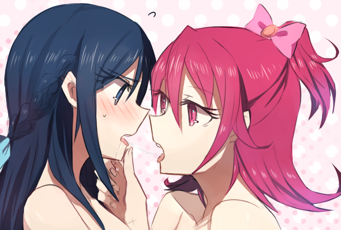 hishikawa rikka and aida mana (precure and 1 more) drawn by aoki_shizumi