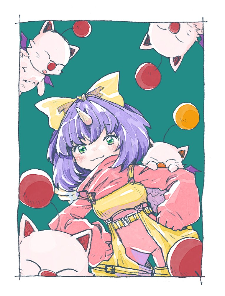moogle and eiko carol (final fantasy and 1 more) drawn by michibata_65