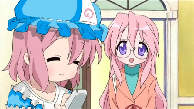 saigyouji yuyuko, takara miyuki, and takara yukari (touhou and 1 more)
