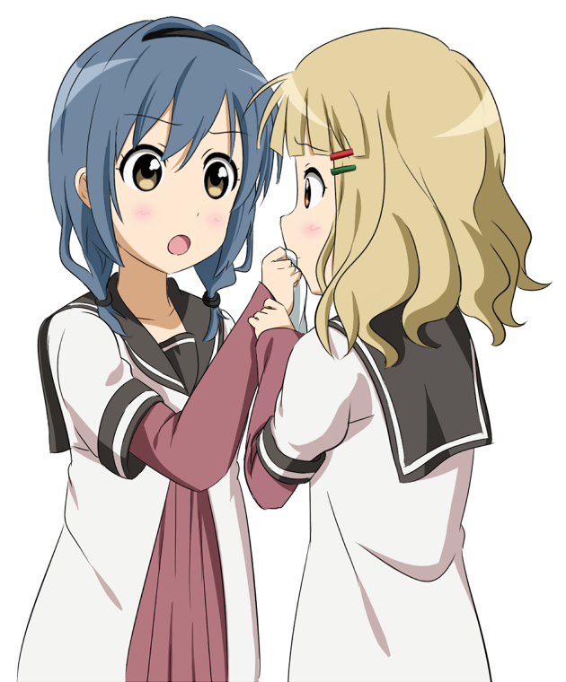 oomuro sakurako and furutani himawari (yuruyuri) drawn by igashiko