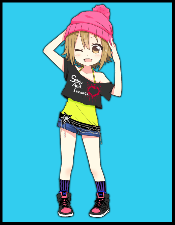 tainaka ritsu (k-on!) drawn by michael_(aya-tokachi)