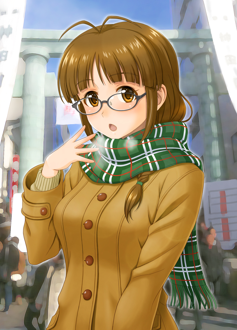 akizuki ritsuko (idolmaster) drawn by hida_tatsuo
