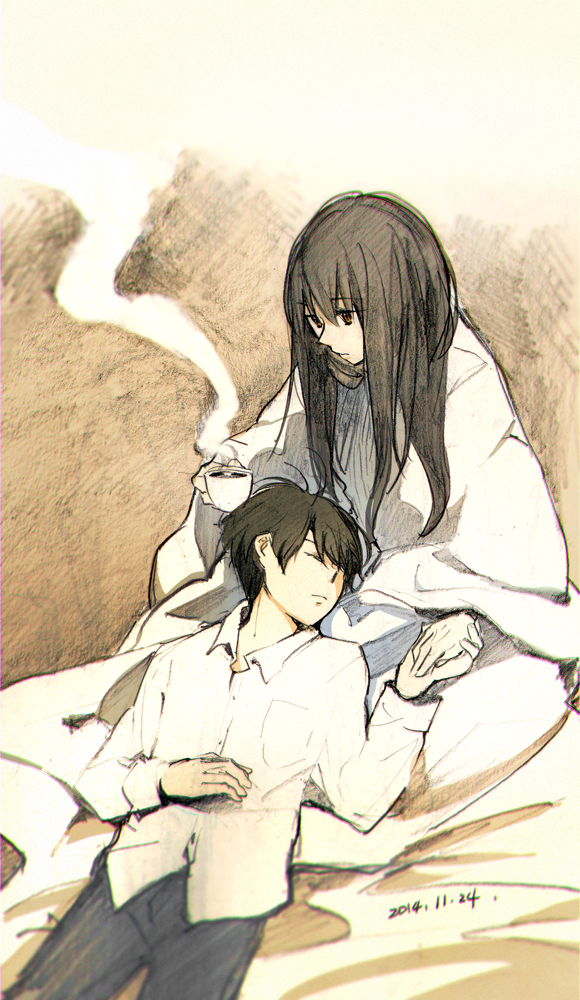 kaizuka inaho and kaizuka yuki (aldnoah.zero) drawn by aki_(neyuki41028)
