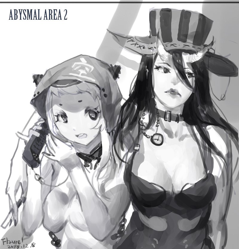 battleship princess and airfield princess (kantai collection) drawn by flaurel