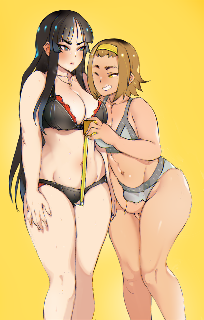 akiyama mio and tainaka ritsu (k-on!) drawn by keigi