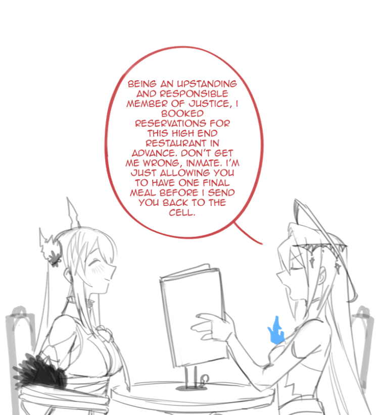 nerissa ravencroft and elizabeth rose bloodflame (hololive and 1 more) drawn by dasdokter