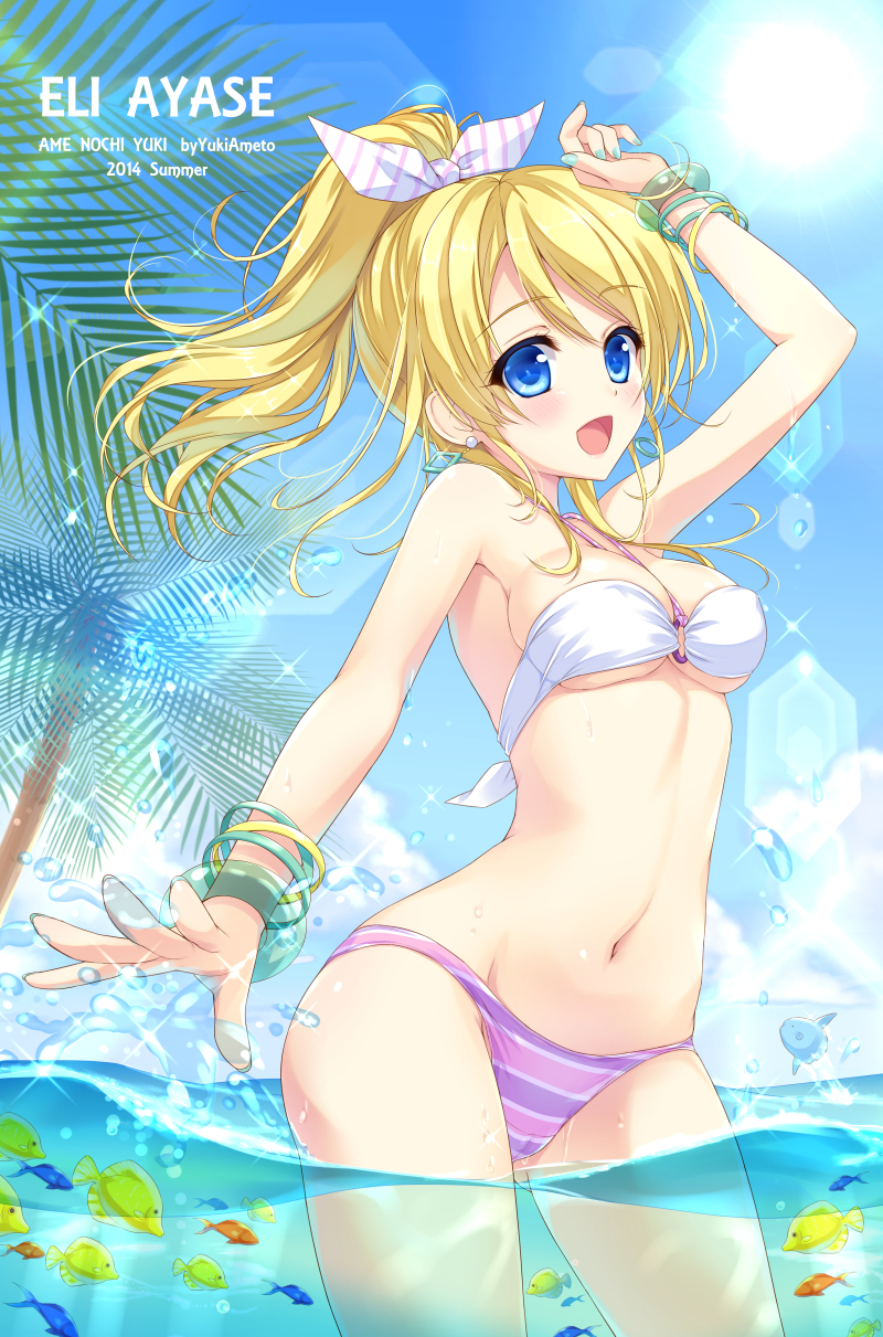 ayase eli (love live! and 1 more) drawn by ameto_yuki