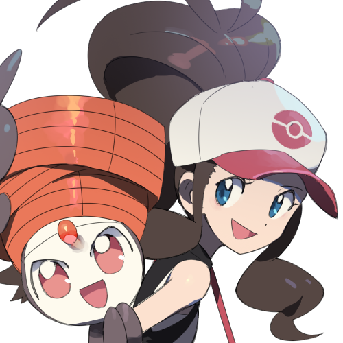 hilda and meloetta (pokemon and 1 more) drawn by e_volution