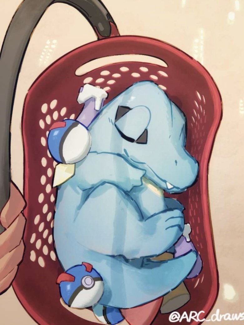 totodile (pokemon and 1 more) drawn by arc_draws