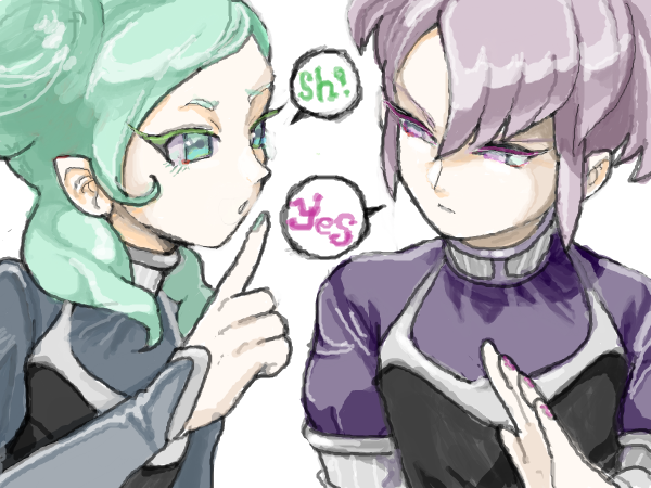 beta and alpha (inazuma eleven and 2 more) drawn by toyokanko