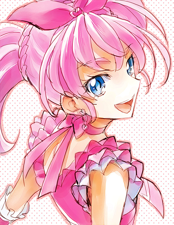 houjou hibiki and cure melody (precure and 1 more) drawn by kurochiroko