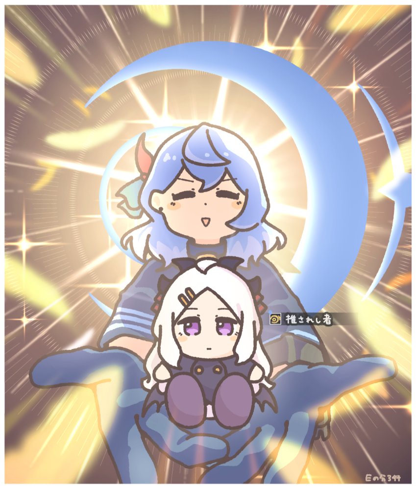hina and ako (blue archive and 2 more) drawn by enobun3gyo