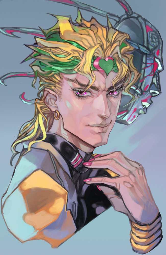 dio brando (jojo no kimyou na bouken and 1 more) drawn by touge_(kubiwa_tsuki)
