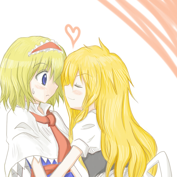 kirisame marisa and alice margatroid (touhou) drawn by kiritani_(marginal)