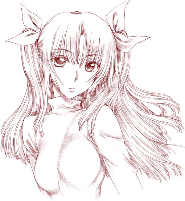 tohsaka rin (fate and 1 more) drawn by hanzaki_jirou