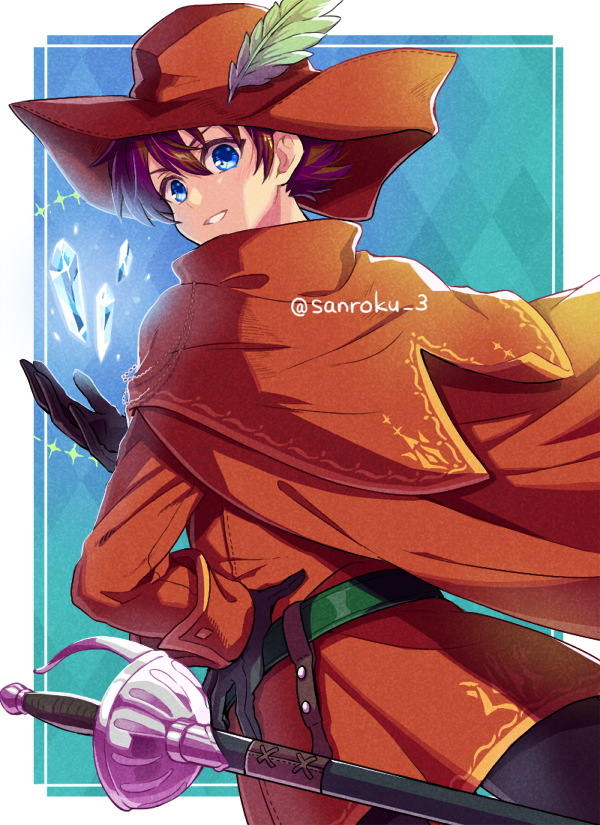 bartz klauser and red mage (final fantasy and 1 more) drawn by sanroku_3