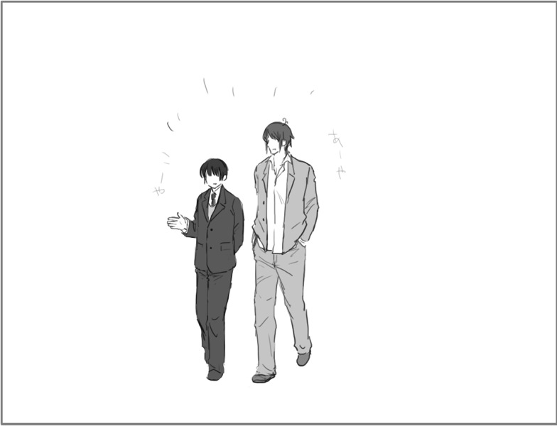 japan and greece (axis powers hetalia) drawn by misono24