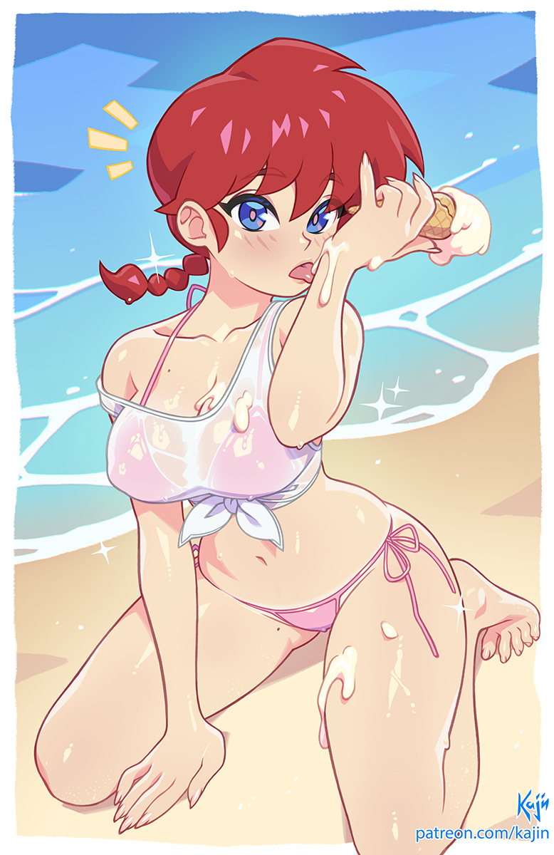 ranma-chan (ranma 1/2) drawn by kajin_(kajinman)