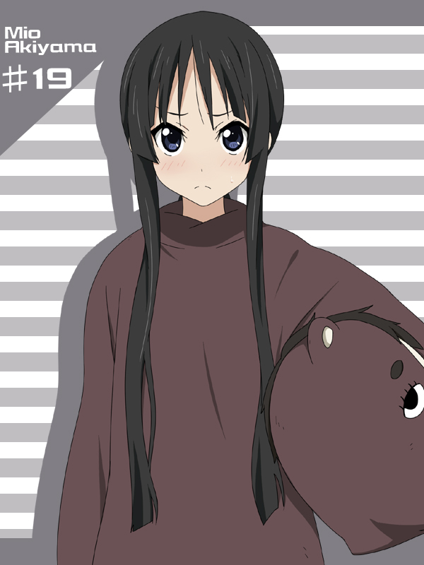 akiyama mio (k-on!) drawn by ikari_manatsu