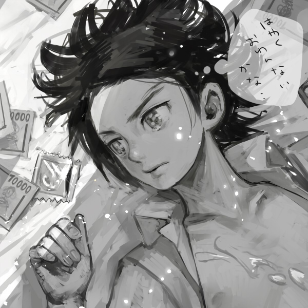 matatagi hayato (inazuma eleven and 2 more) drawn by hs2