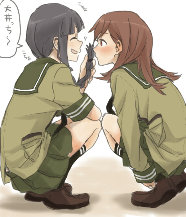 kitakami and ooi (kantai collection) drawn by ree_(re-19)