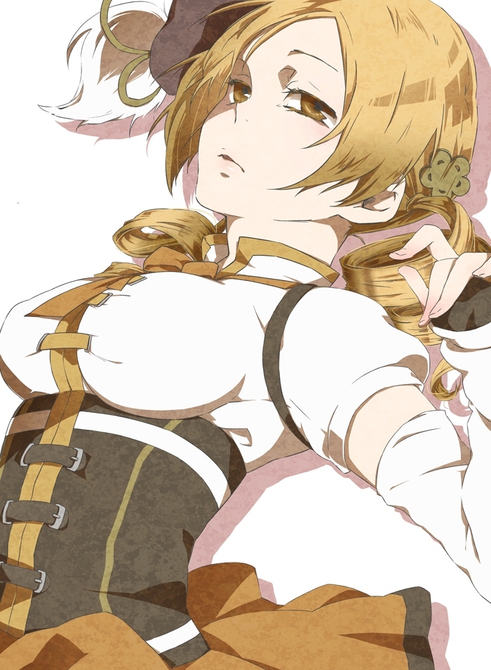tomoe mami (mahou shoujo madoka magica) drawn by mochizuki_kei