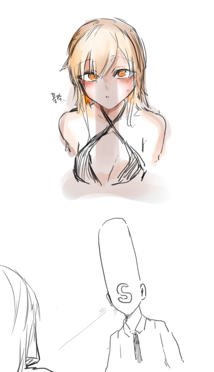 commander, ots-14, and s-head commander (girls' frontline) drawn by 2poet