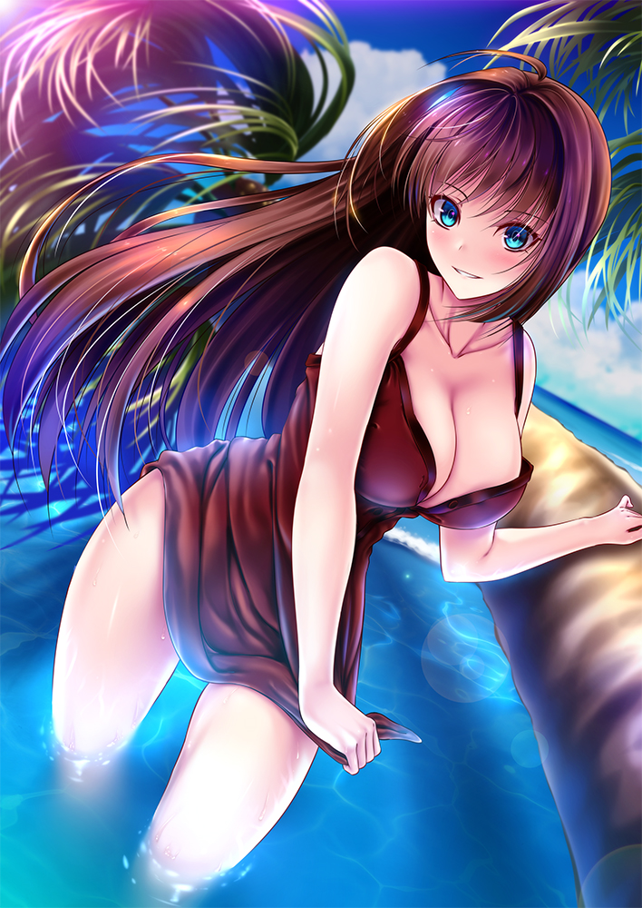 aozaki aoko (tsukihime and 1 more) drawn by akeyama_kitsune