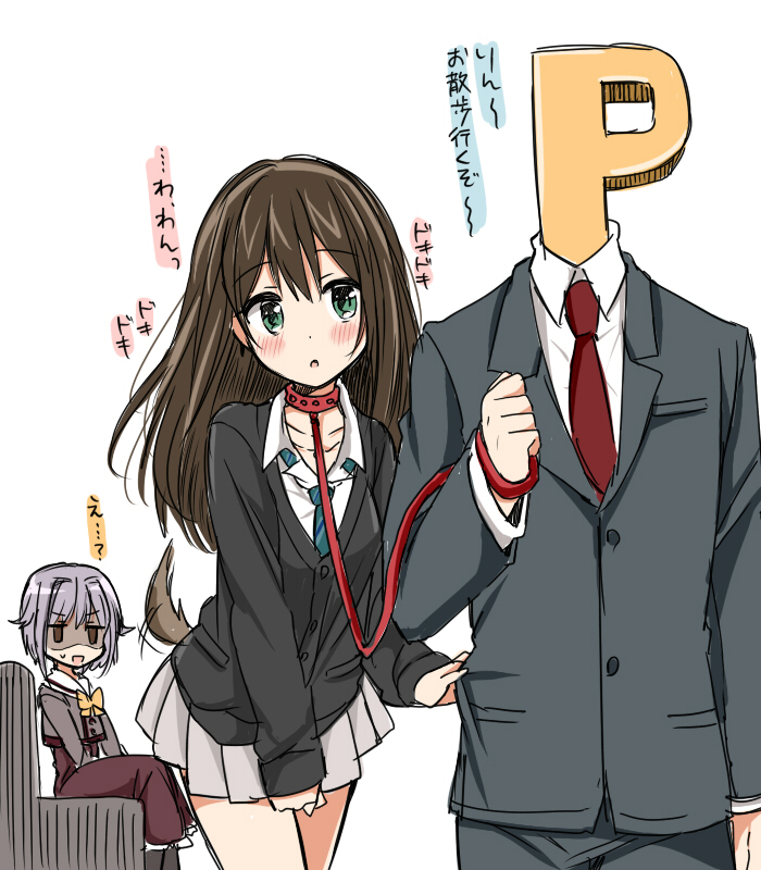 producer, shibuya rin, koshimizu sachiko, and p-head producer (idolmaster and 1 more) drawn by tsukudani_norio