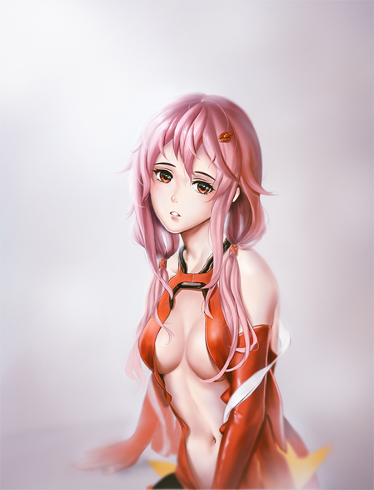 yuzuriha inori (guilty crown) drawn by bita_(vaderc)
