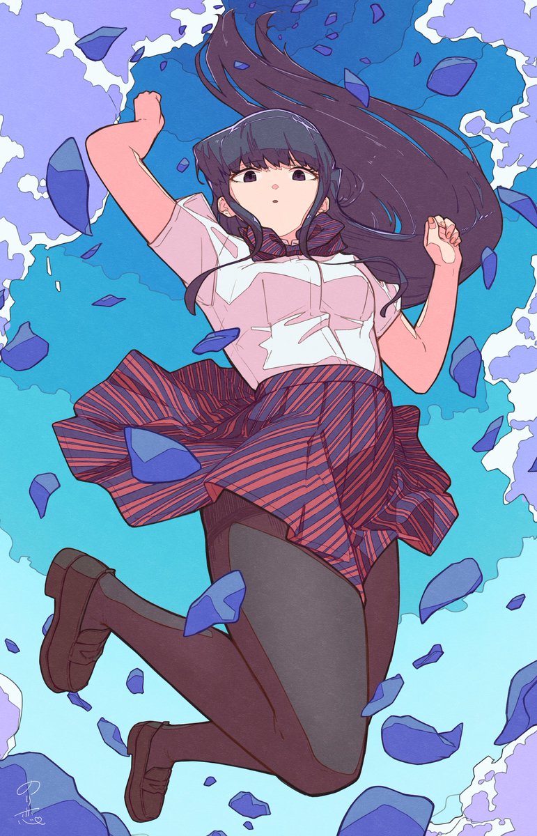 komi shouko (komi-san wa komyushou desu) drawn by norikoi