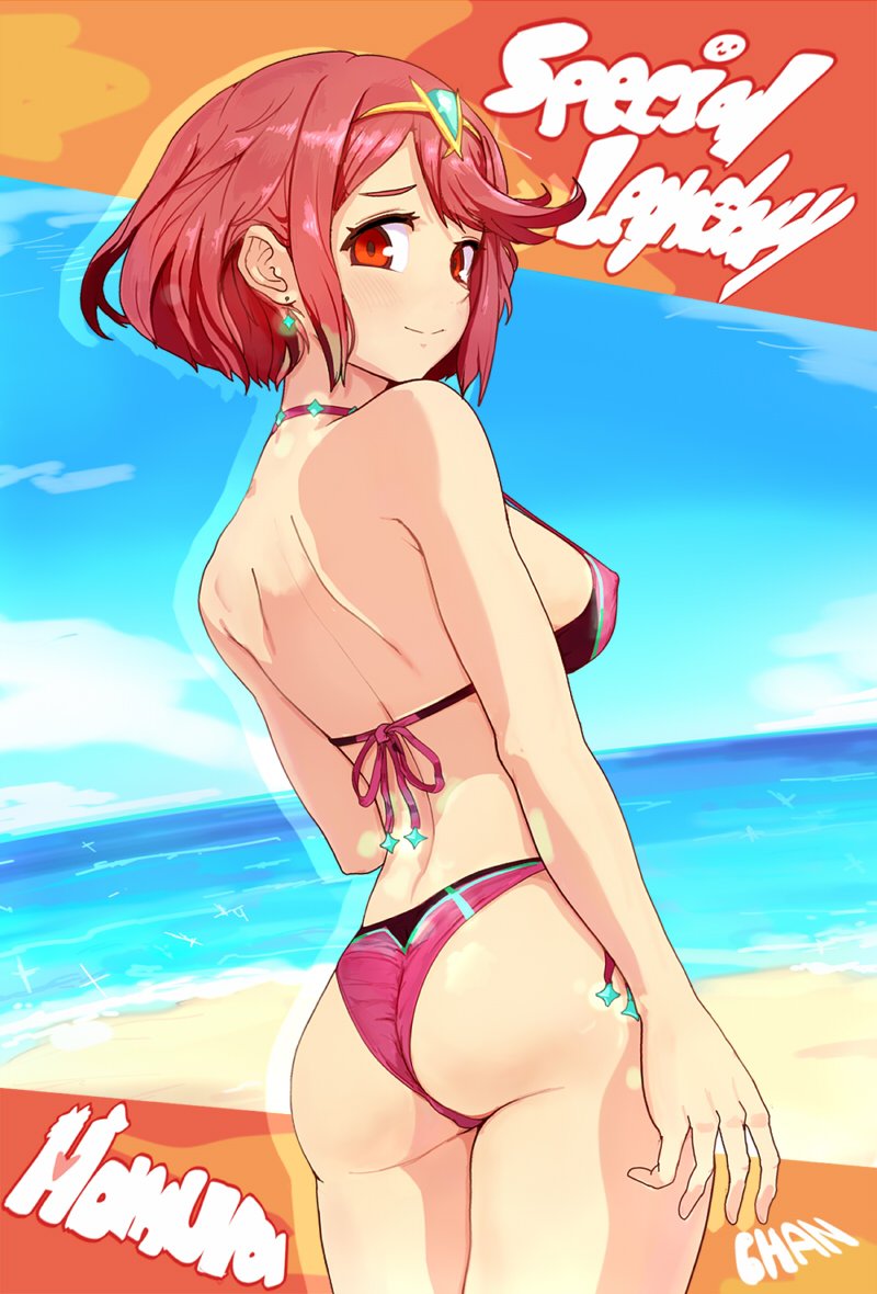 pyra (xenoblade chronicles and 1 more) drawn by shirosu