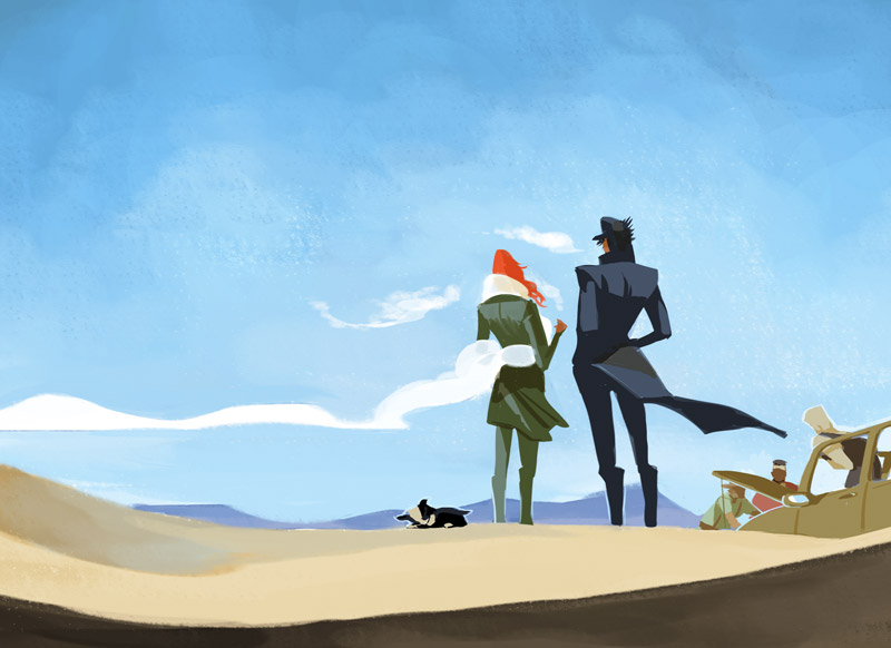 joseph joestar, kujo jotaro, kakyoin noriaki, jean pierre polnareff, mohammed avdol, and 1 more (jojo no kimyou na bouken and 1 more) drawn by hwei