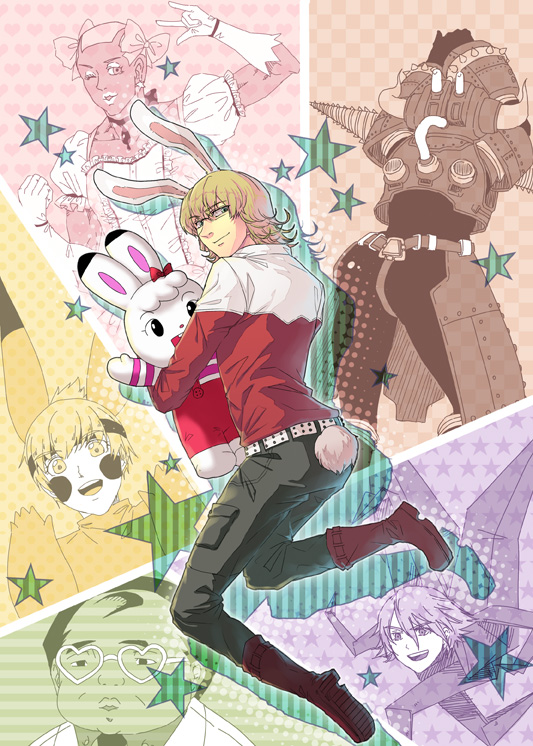 kaname madoka, pikachu, barnaby brooks jr., ivan karelin, huang pao-lin, and 4 more (pokemon and 2 more) drawn by q3660966