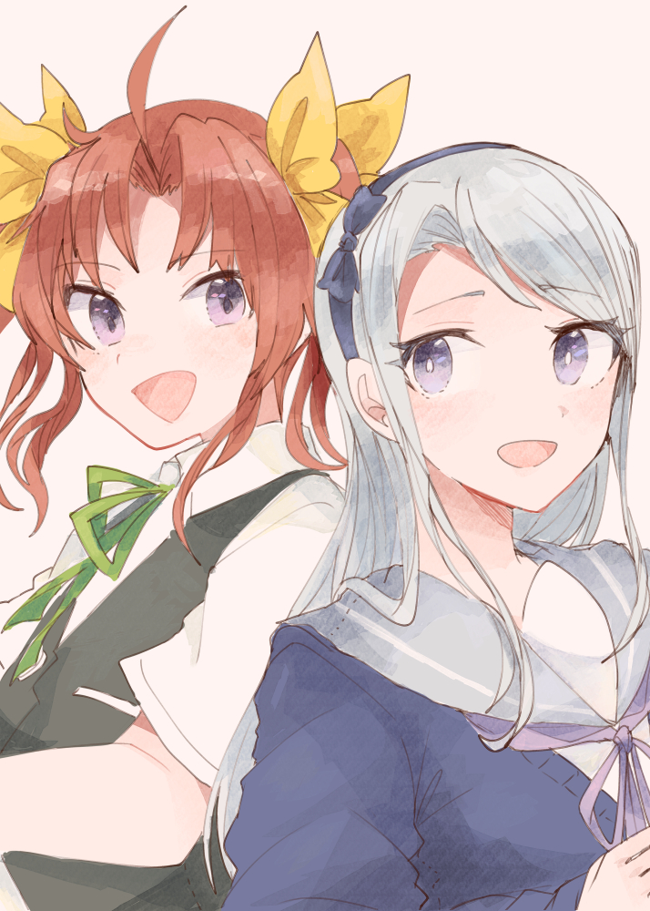 kagerou and sagiri (kantai collection) drawn by itomugi-kun