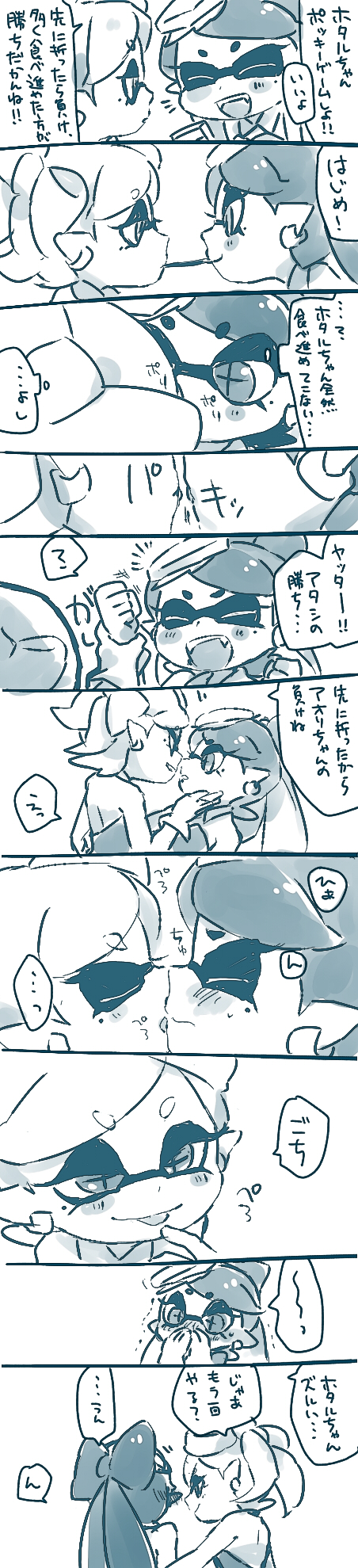 callie and marie (splatoon and 1 more) drawn by ukata
