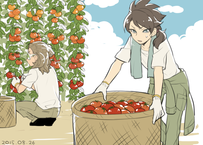 kidou yuuto and fudou akio (inazuma eleven and 1 more) drawn by saku_anna