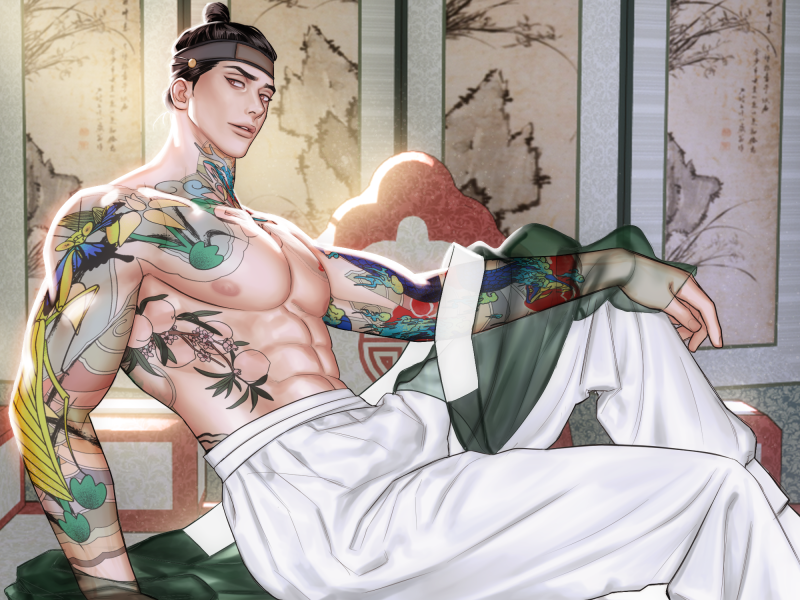 yun seung-ho (painter of the night) drawn by nanbong