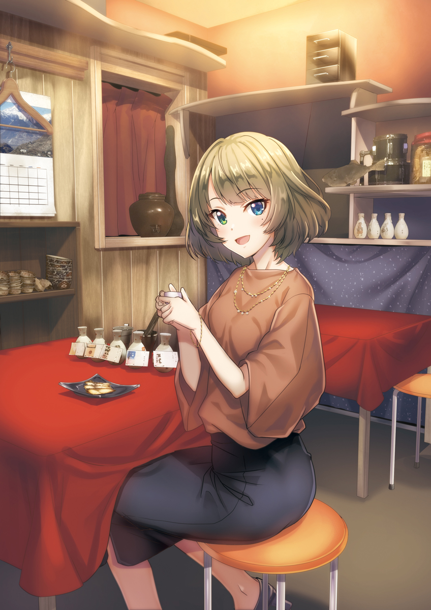 takagaki kaede (idolmaster and 1 more) drawn by beniimo_danshaku