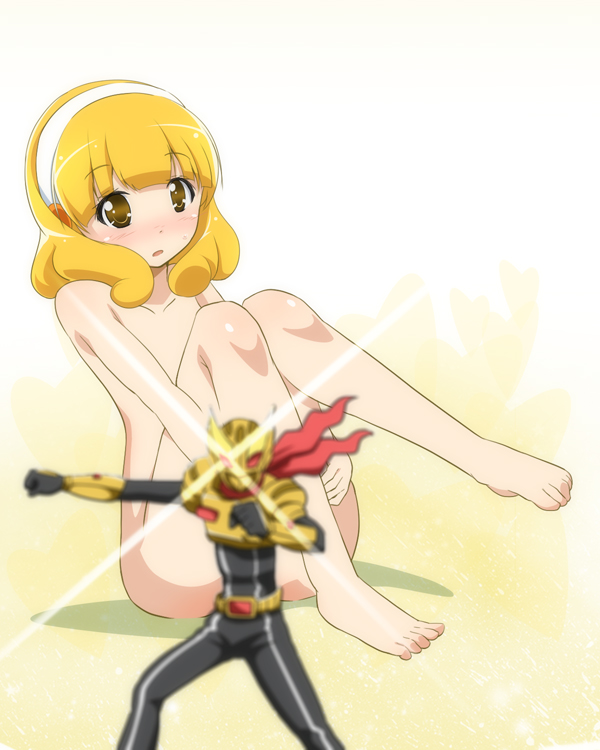 kise yayoi and yayoi's alarm clock hero (precure and 1 more) drawn by sch