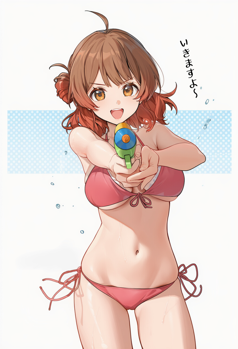 hanami ume (idolmaster and 1 more) drawn by itsuki050605
