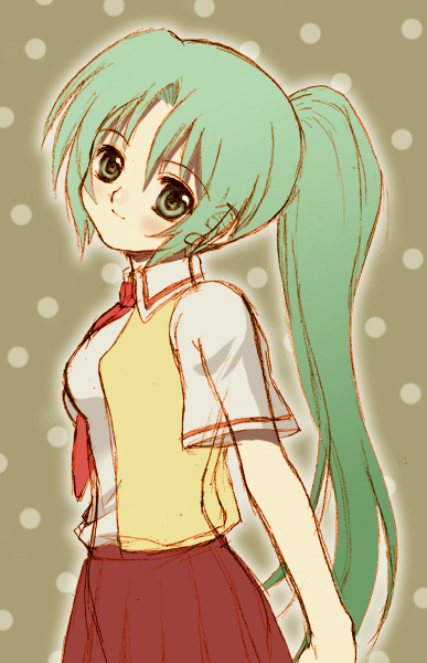 sonozaki mion (higurashi no naku koro ni) drawn by seiru_(prairie)