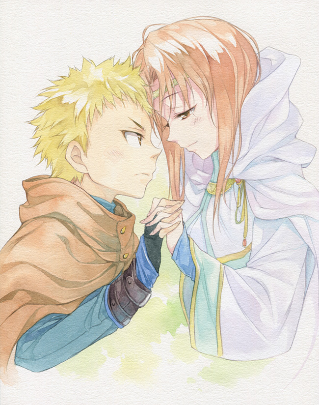 elen and chad (fire emblem and 1 more) drawn by agahari