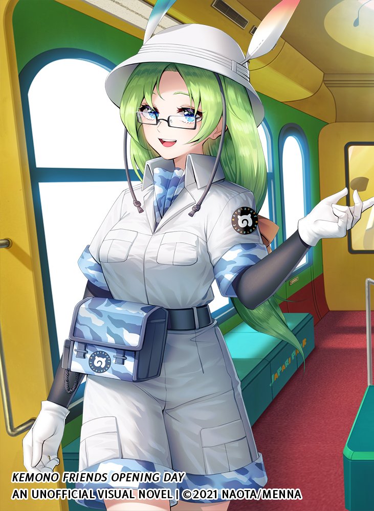 mirai (kemono friends and 1 more) drawn by menna_(0012)