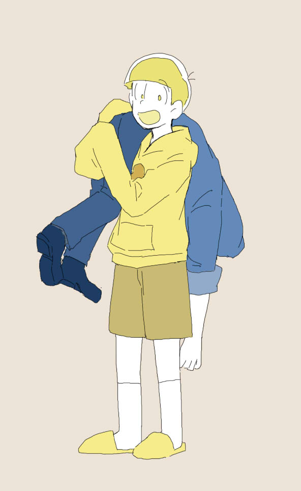 matsuno karamatsu and matsuno jyushimatsu (osomatsu and 1 more) drawn by kuromitsu_(lucchie-kuro)