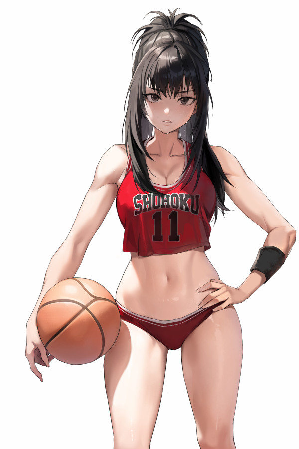 rukawa kaede (slam dunk) drawn by milin_(orange_maru)